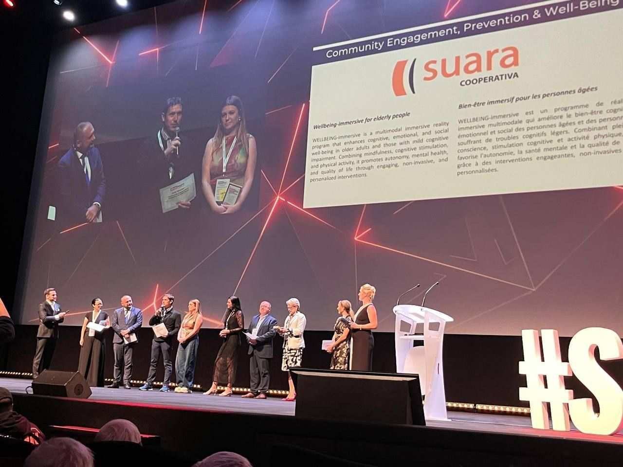 Suara Cooperativa recibe el premio SilverEco 2025 en Cannes | Cedida Suara Cooperativa recibe el premio SilverEco 2025 en Cannes | Cedida