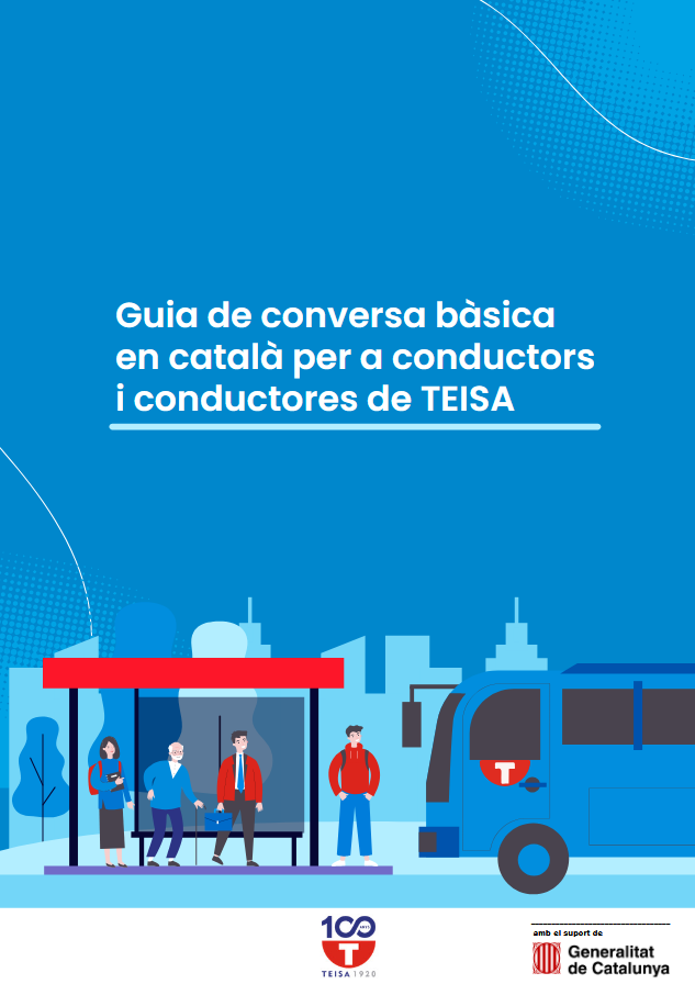 Guia de conversa en català per a conductors de TEISA | Cedida Guia de conversa en català per a conductors de TEISA | Cedida