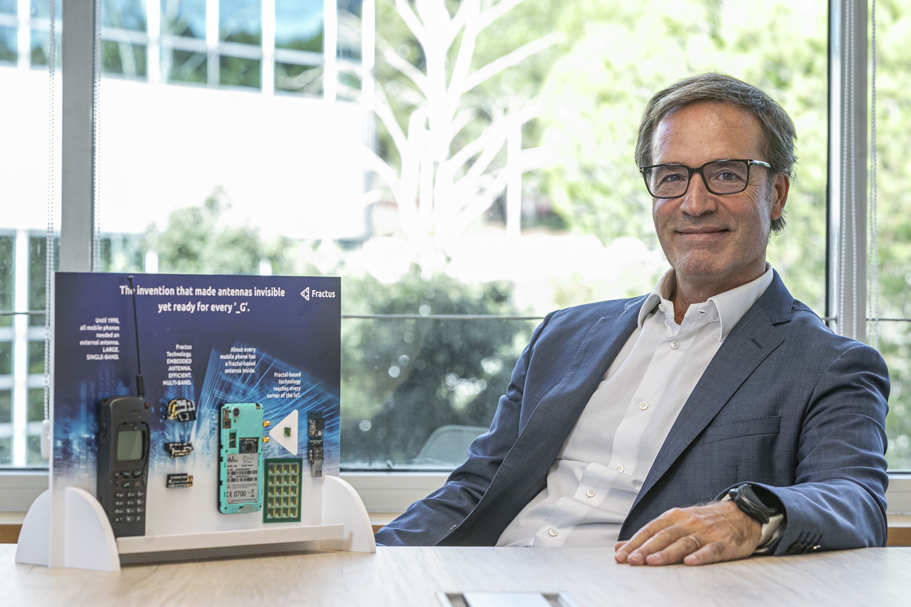 El president i cofundador de Fractus, Rubén Bonet | Marc Llibre El president i cofundador de Fractus, Rubén Bonet | Marc Llibre