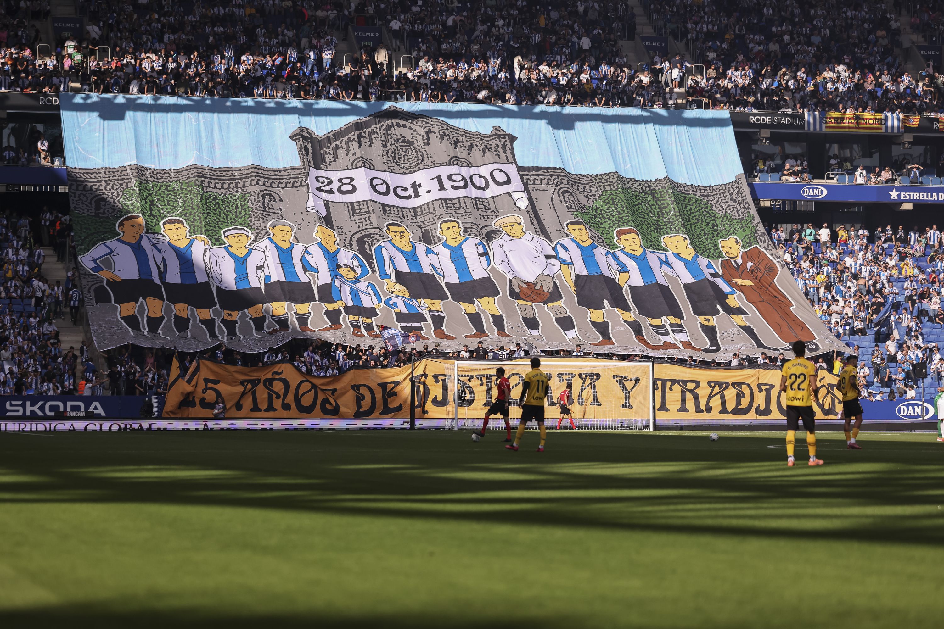 La afición celebró el 125º aniversario el pasado sábado en el partido de liga contra el Elche | AFP7 (Europa Press)