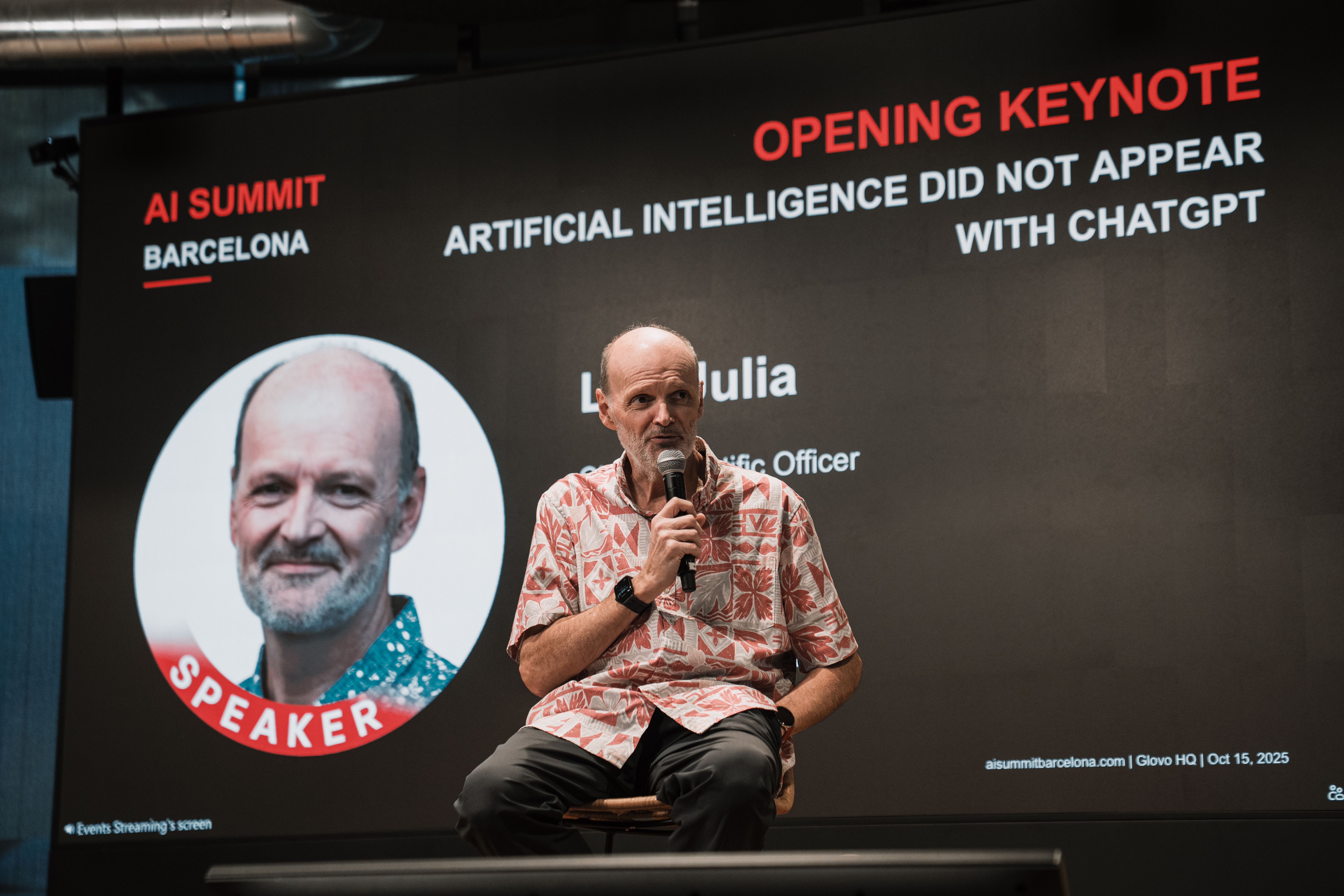 Luc Julia, director de ciència a Renault i cocreador de Siri | Cedida
