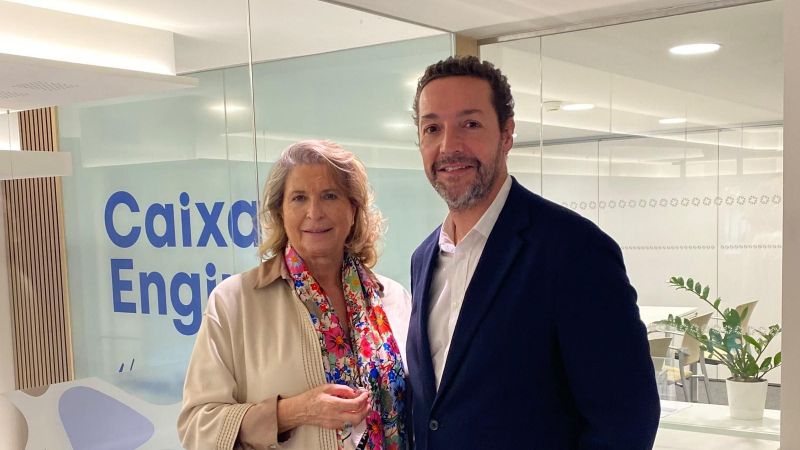 Iñaki Irisarri, coordinador de la Fundación Caixa d'Enginyers y Sara Gomez,directora del projecte Mujer e Ingeniería de la Reial Acadèmia d’Enginyeria Iñaki Irisarri, coordinador de la Fundación Caixa d'Enginyers y Sara Gomez,directora del projecte Mujer e Ingeniería de la Reial Acadèmia d’Enginyeria