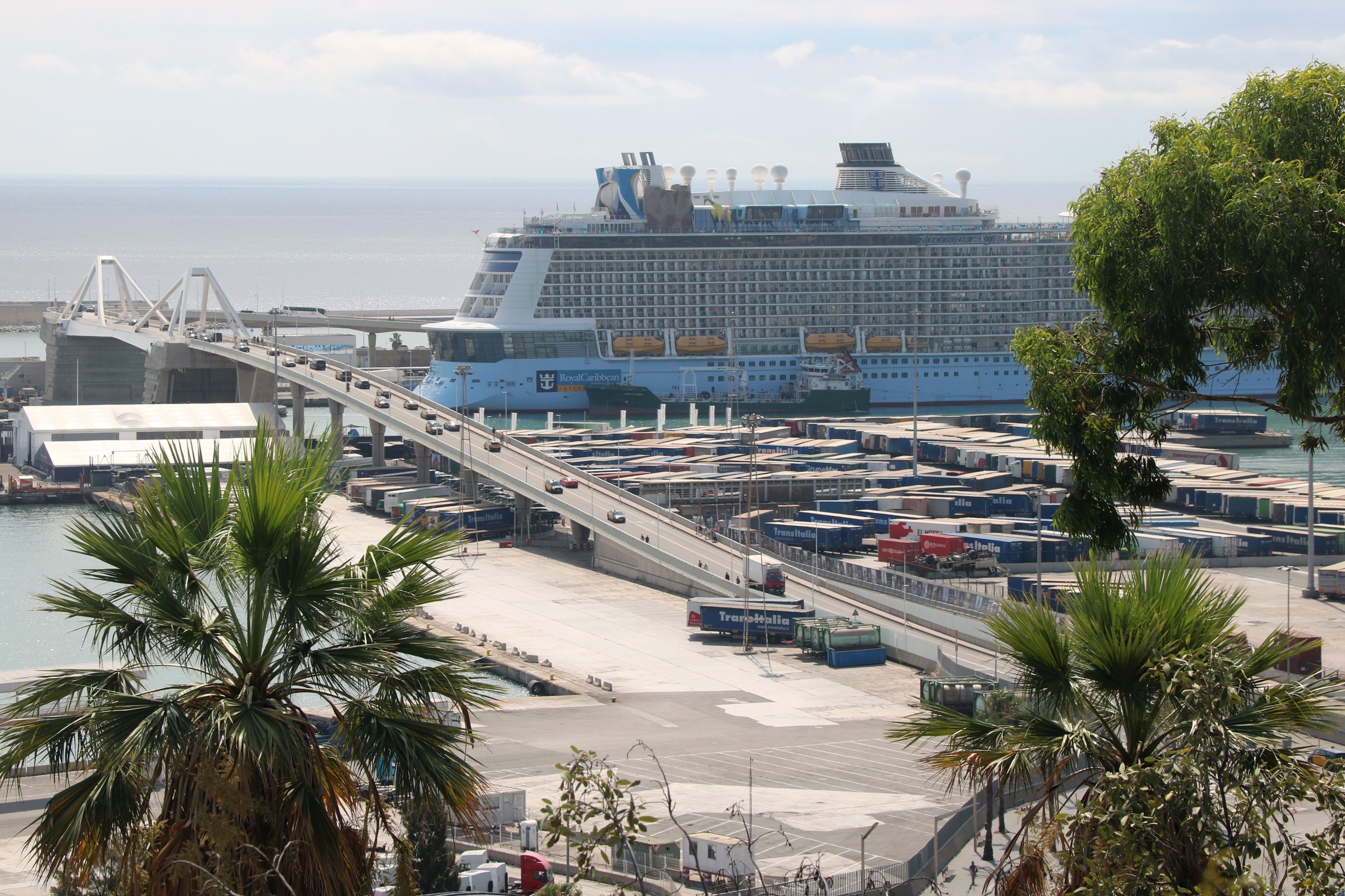 Un crucero estacionado en el Port de Barcelona | ACN