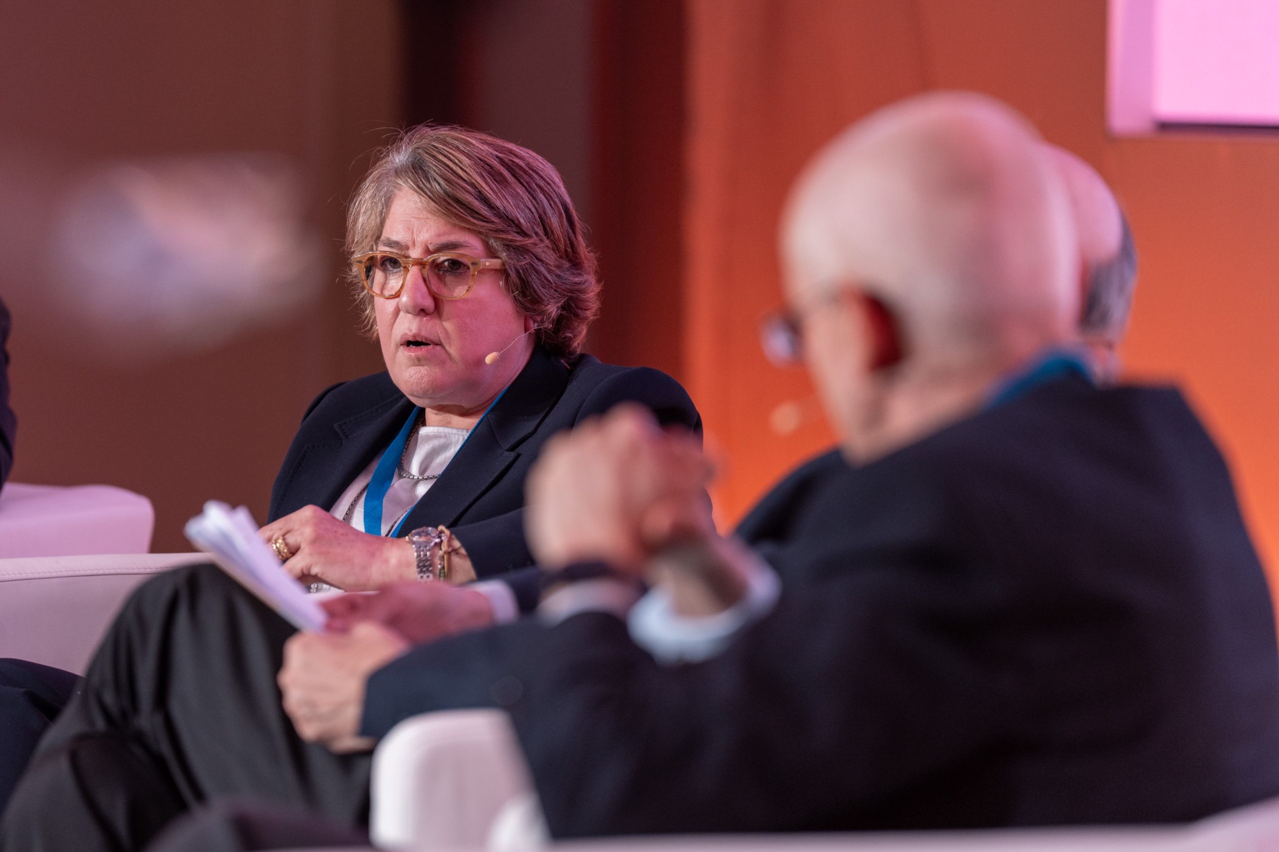 Inma Riera, directora general de la Cambra de Comerç d’Espanya | Joan Mateu Parra (Col·legi d'Economistes de Catalunya)