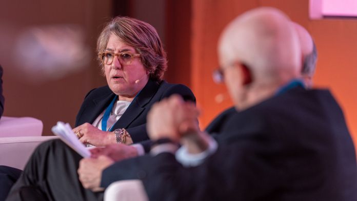 Inma Riera, directora general de la Cambra de Comerç d’Espanya | Joan Mateu Parra (Col·legi d'Economistes de Catalunya) Inma Riera, directora general de la Cambra de Comerç d’Espanya | Joan Mateu Parra (Col·legi d'Economistes de Catalunya)