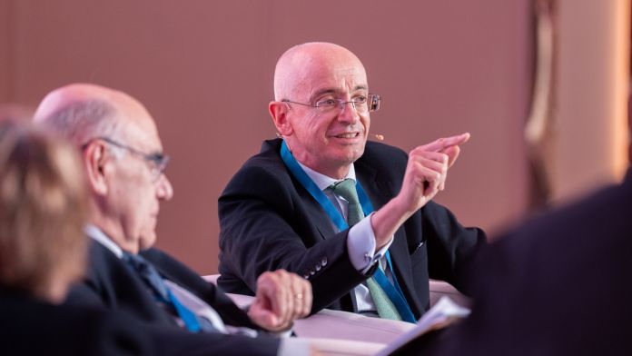 Josep Maria Serra, director general Corporatiu i Financer del Grup Ficosa | Joan Mateu Parra (Col·legi d'Economistes de Catalunya) Josep Maria Serra, director general Corporatiu i Financer del Grup Ficosa | Joan Mateu Parra (Col·legi d'Economistes de Catalunya)