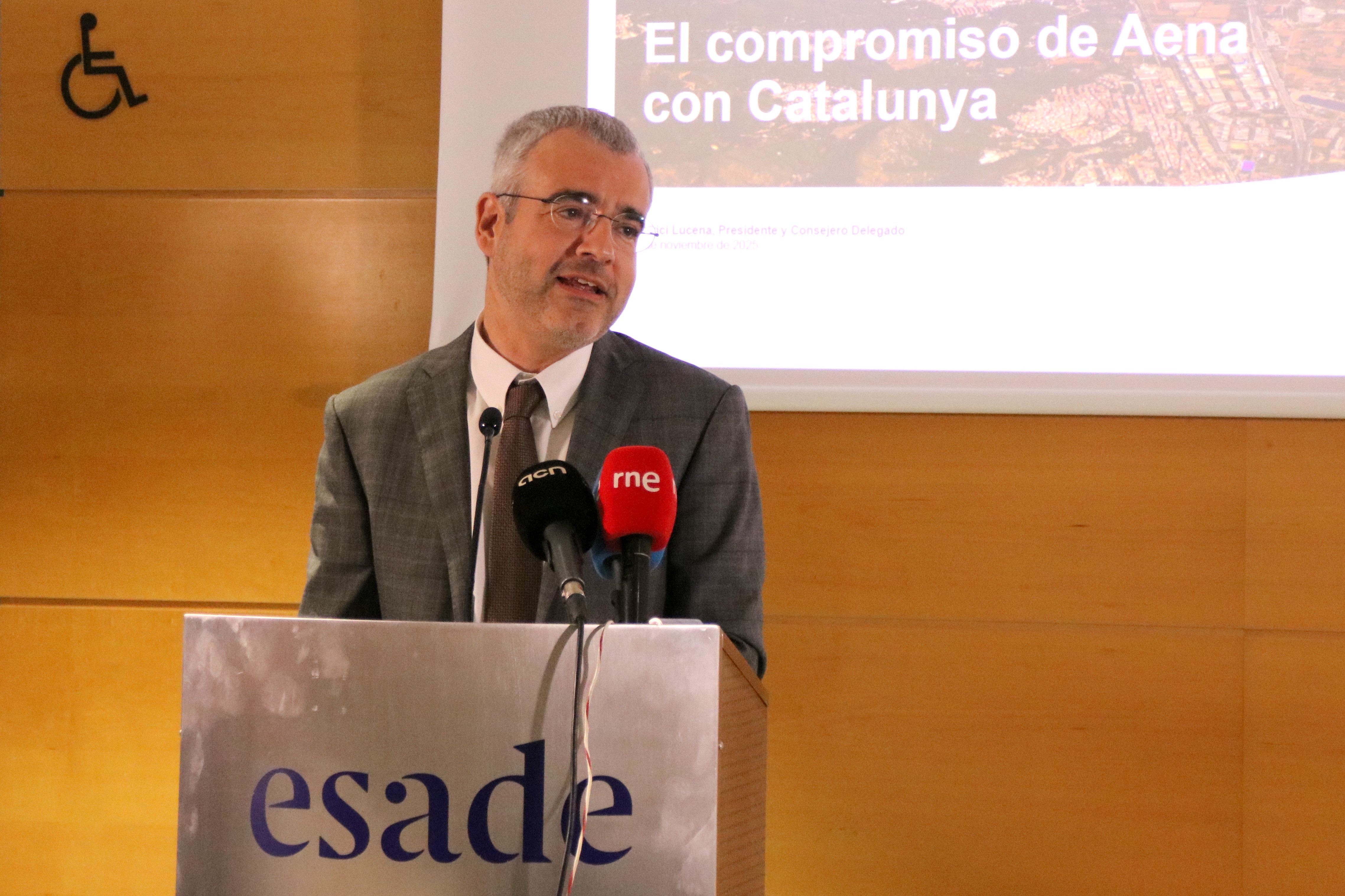 El president i conseller delegat d'Aena, Maurici Lucena | Albert Hernàndez (ACN)