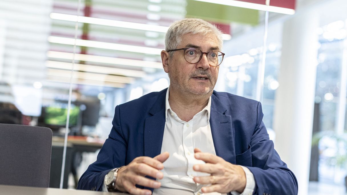 Josep Prats, durant l'entrevista amb 'VIA Empresa' | Marc Llibre