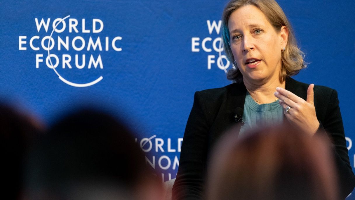 La CEO de YouTube i creadora de Google Doodle, Susan Wojcicki, al Fòrum Econòmic Mundial de Davos | Europa Press