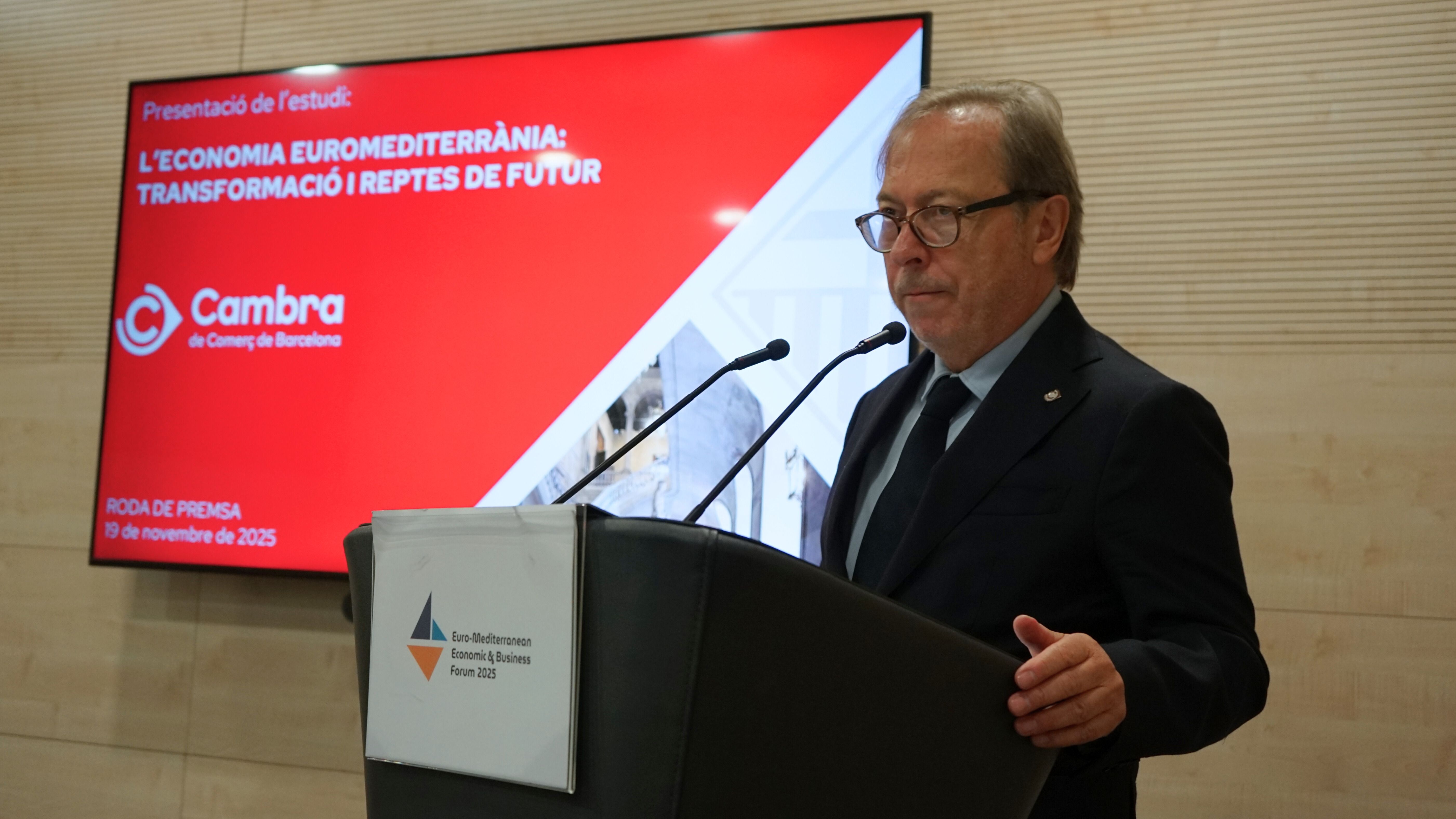 El president de la Cambra de Comerç de Barcelona, Josep Santacreu | Cedida