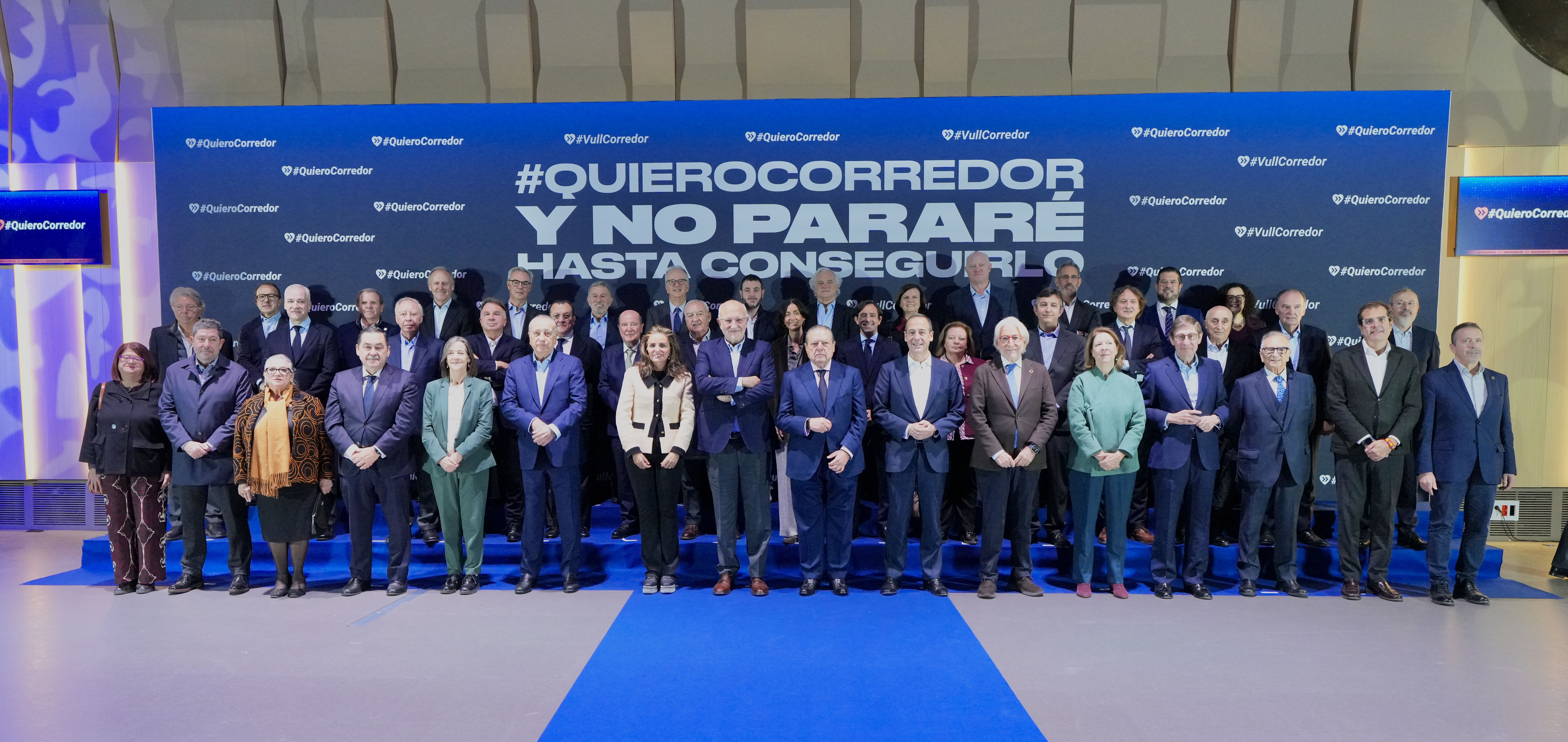 2.500 empresaris i representants civils han acudit al vuitè i últim acte del moviment #QuieroCorredor | Cedida
