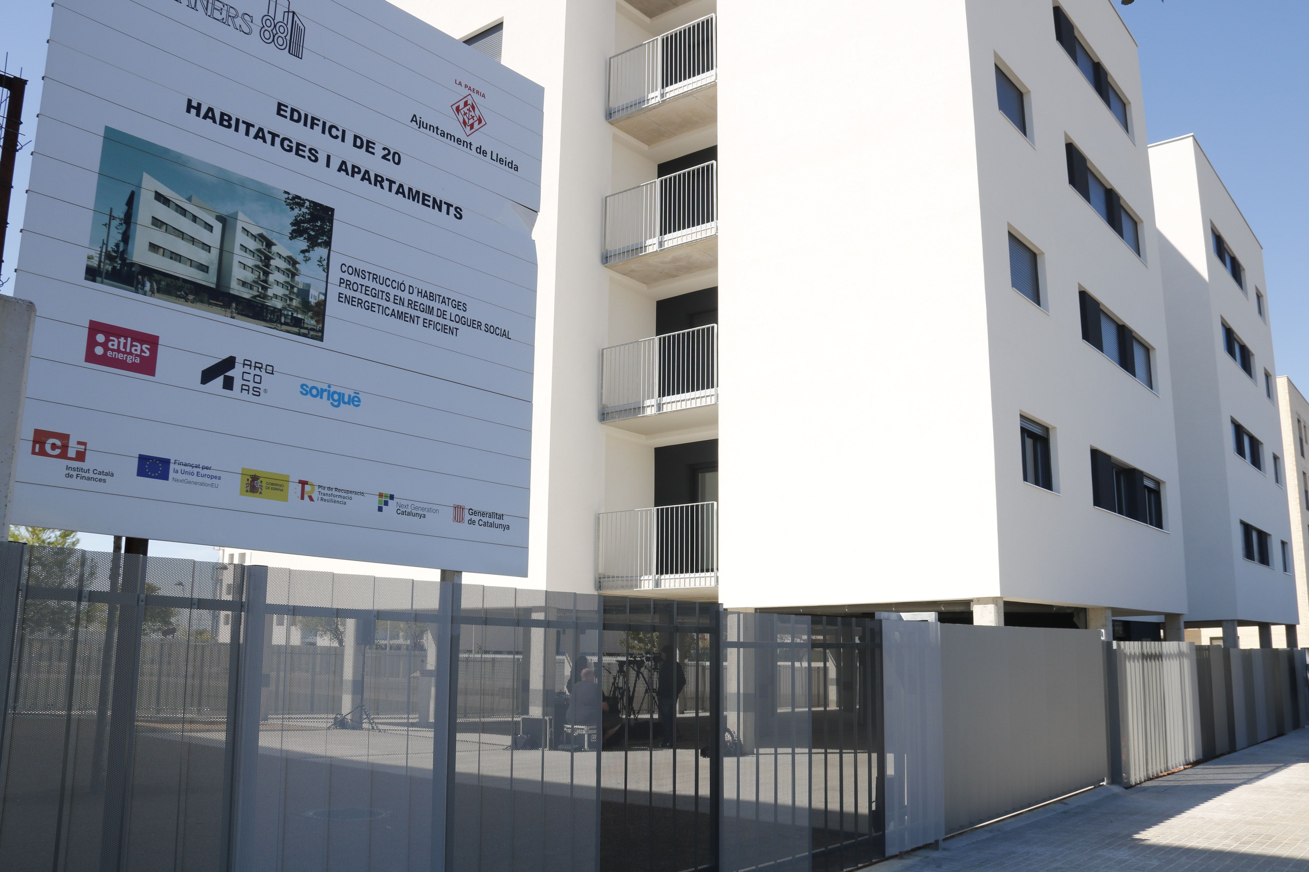 Nova promoció d'habitatges per a lloguer assequible del barri de Mangraners de Lleida | Anna Berga (ACN)