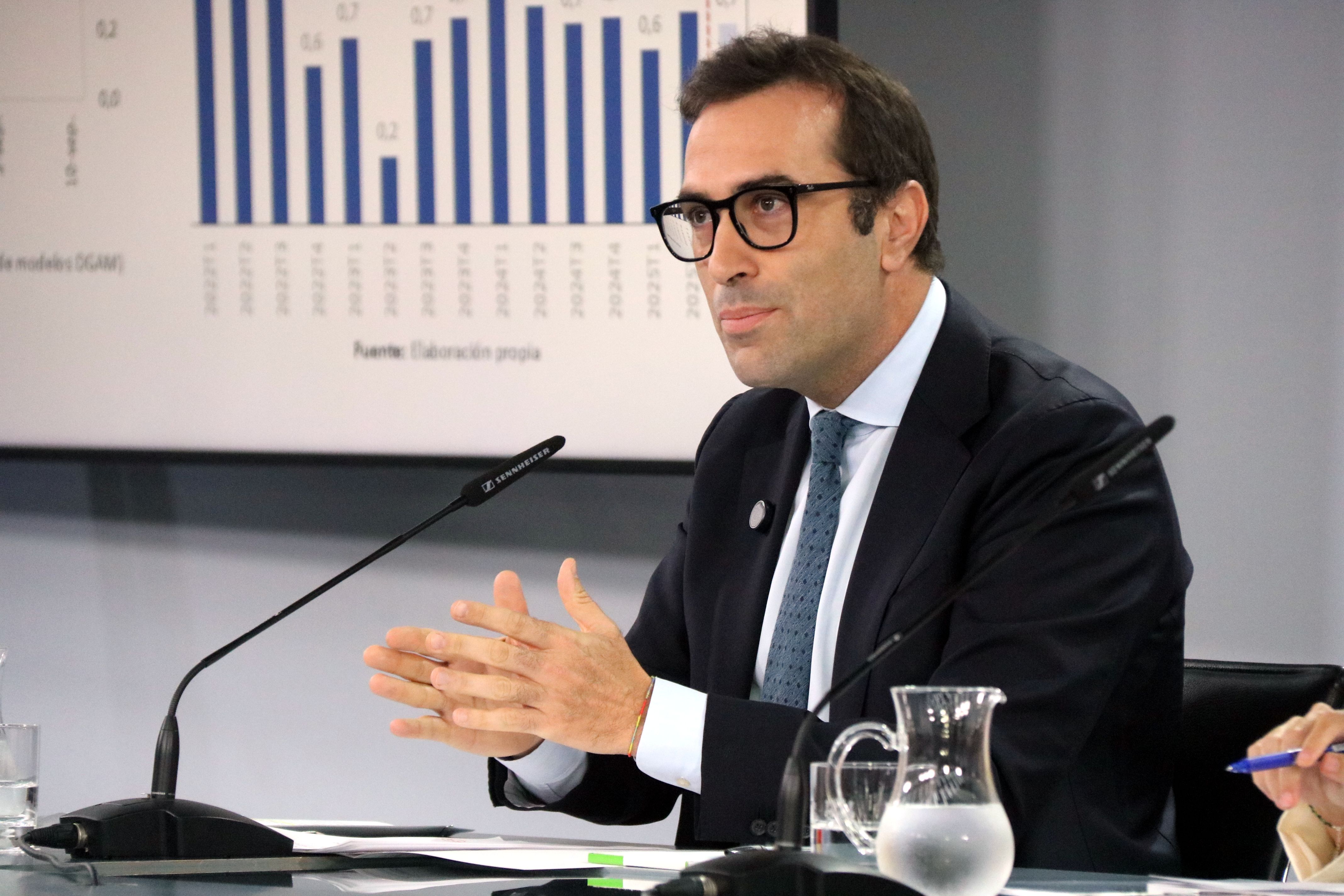 El ministro de Economía, Carlos Cuerpo | Miquel Vera (ACN)