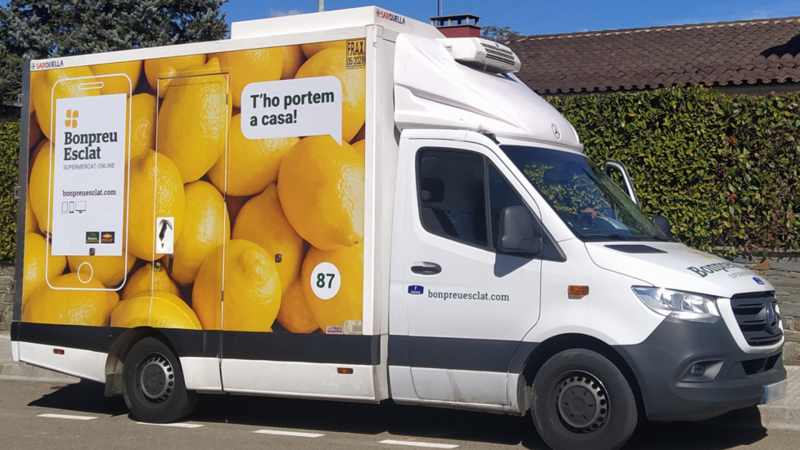 Una furgoneta de Bon Preu | Cedida Una furgoneta de Bon Preu | Cedida