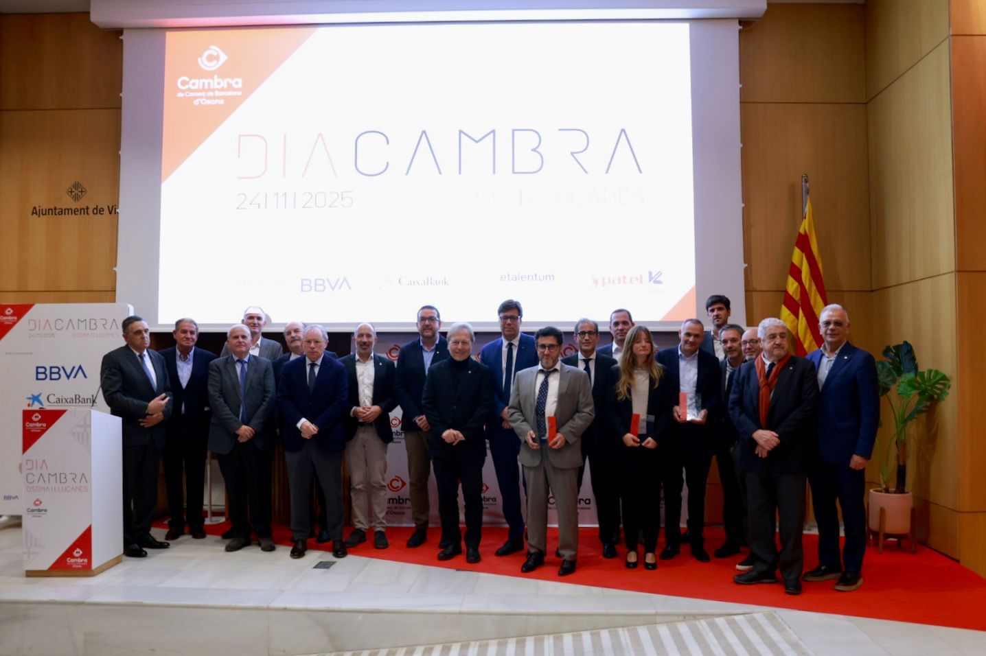 Los galardonados con los Premis Cambra Osona 2025 | Cedida