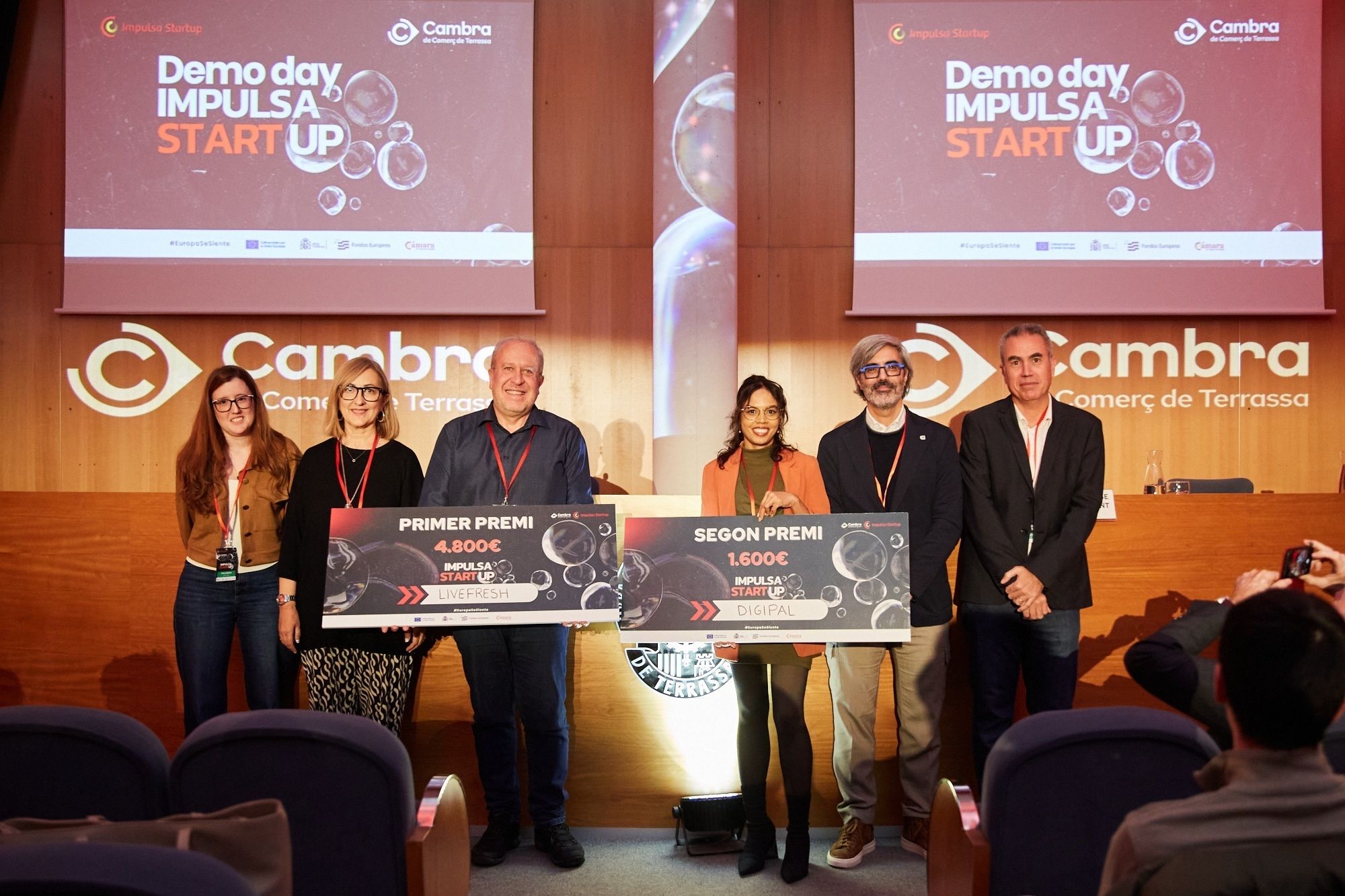 Los premiados en el Demo Day | Cedida