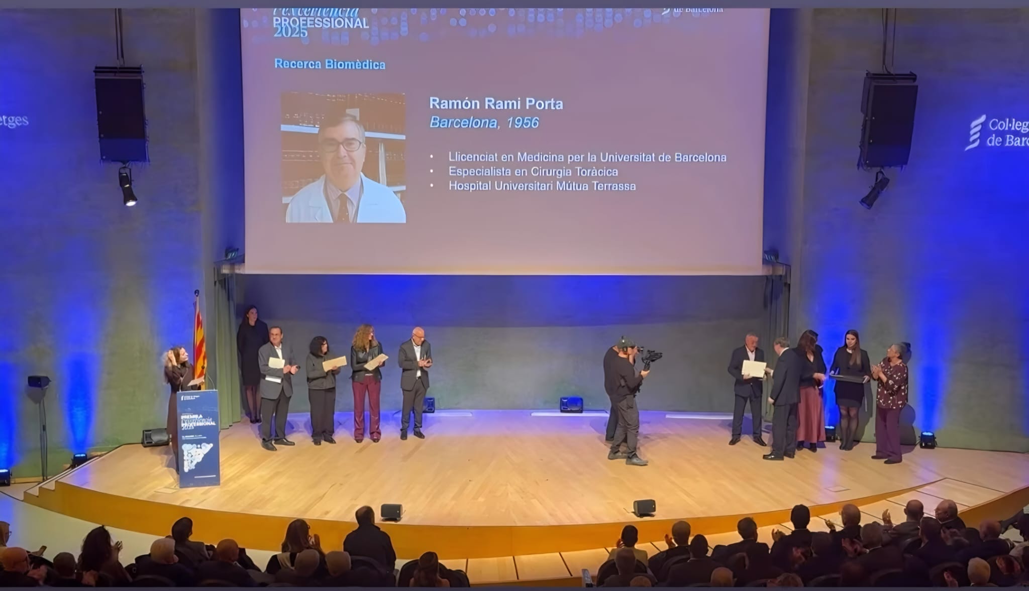 Acto de entrega del premio al dr. Ramon Rami | Cedida