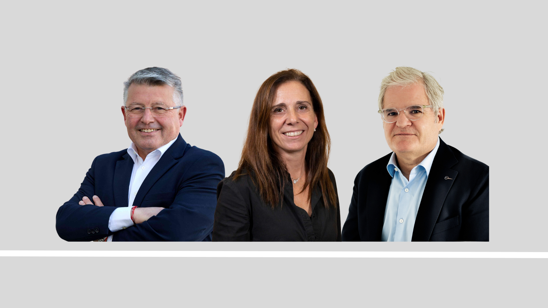 Joan Casas i Sogas (Graphispag 2027), Eulàlia Planes (Pimec) y Daniel Clivillé (Movistar+), tres grandes protagonistas de la semana | VIA Empresa