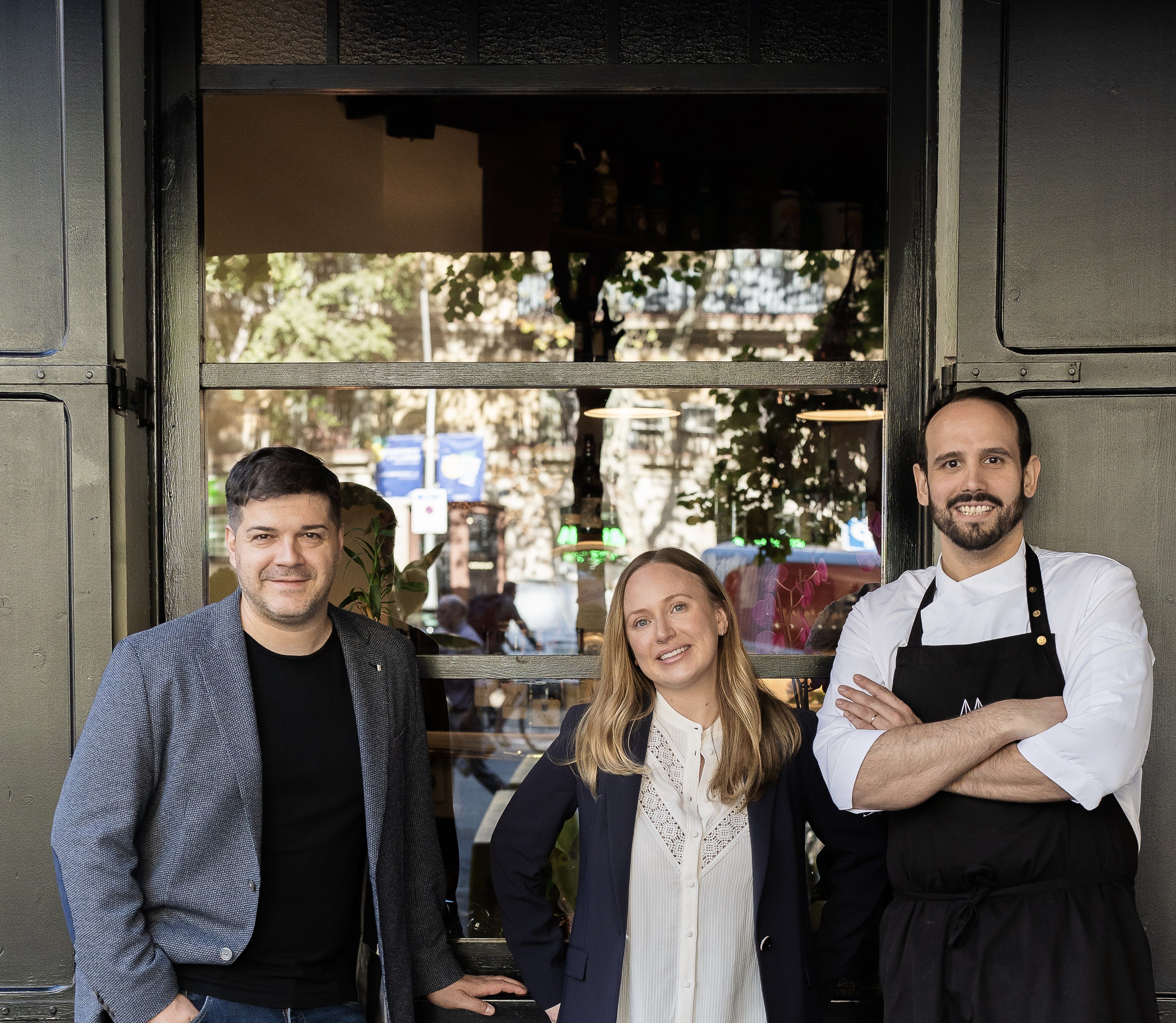 D'esquerra a dreta, Iván Castro, Kasaundra Williams i Fran Agudo | Cedida