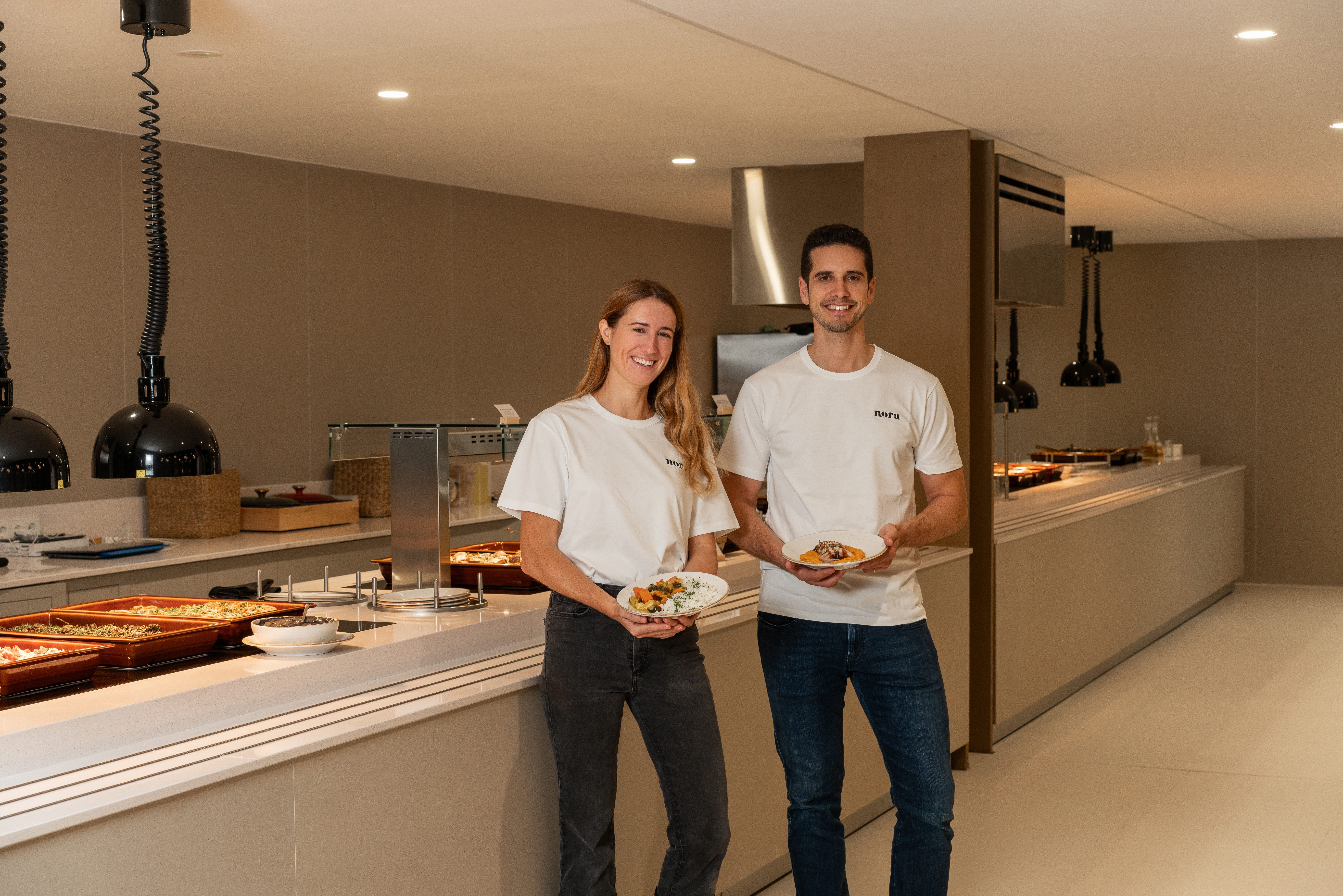 Nora Vallcorba, cofundadora de Nora Real Food i Albert Solé, CEO de Nora Real Food | Cedida Nora Vallcorba, cofundadora de Nora Real Food i Albert Solé, CEO de Nora Real Food | Cedida