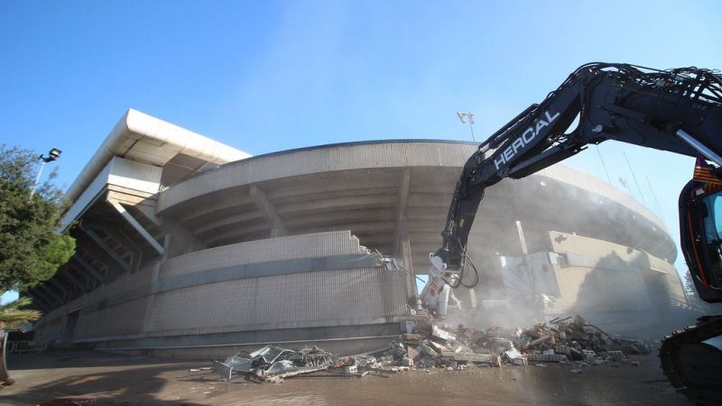 Demolición del Miniestadi del Barça | Cedida Demolición del Miniestadi del Barça | Cedida