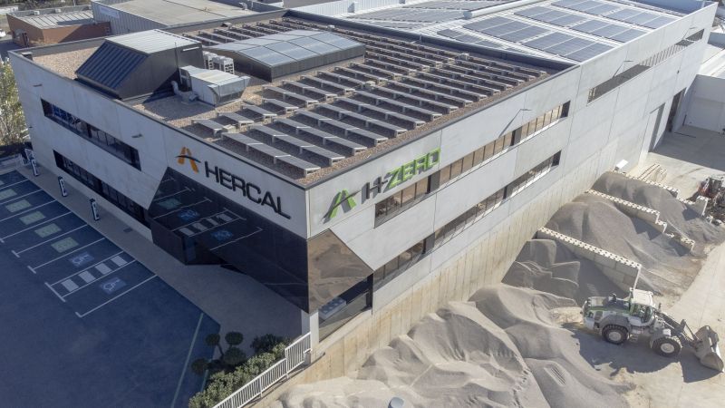 La nueva planta de valorización de escombros para fabricar hormigón | Cedida La nueva planta de valorización de escombros para fabricar hormigón | Cedida