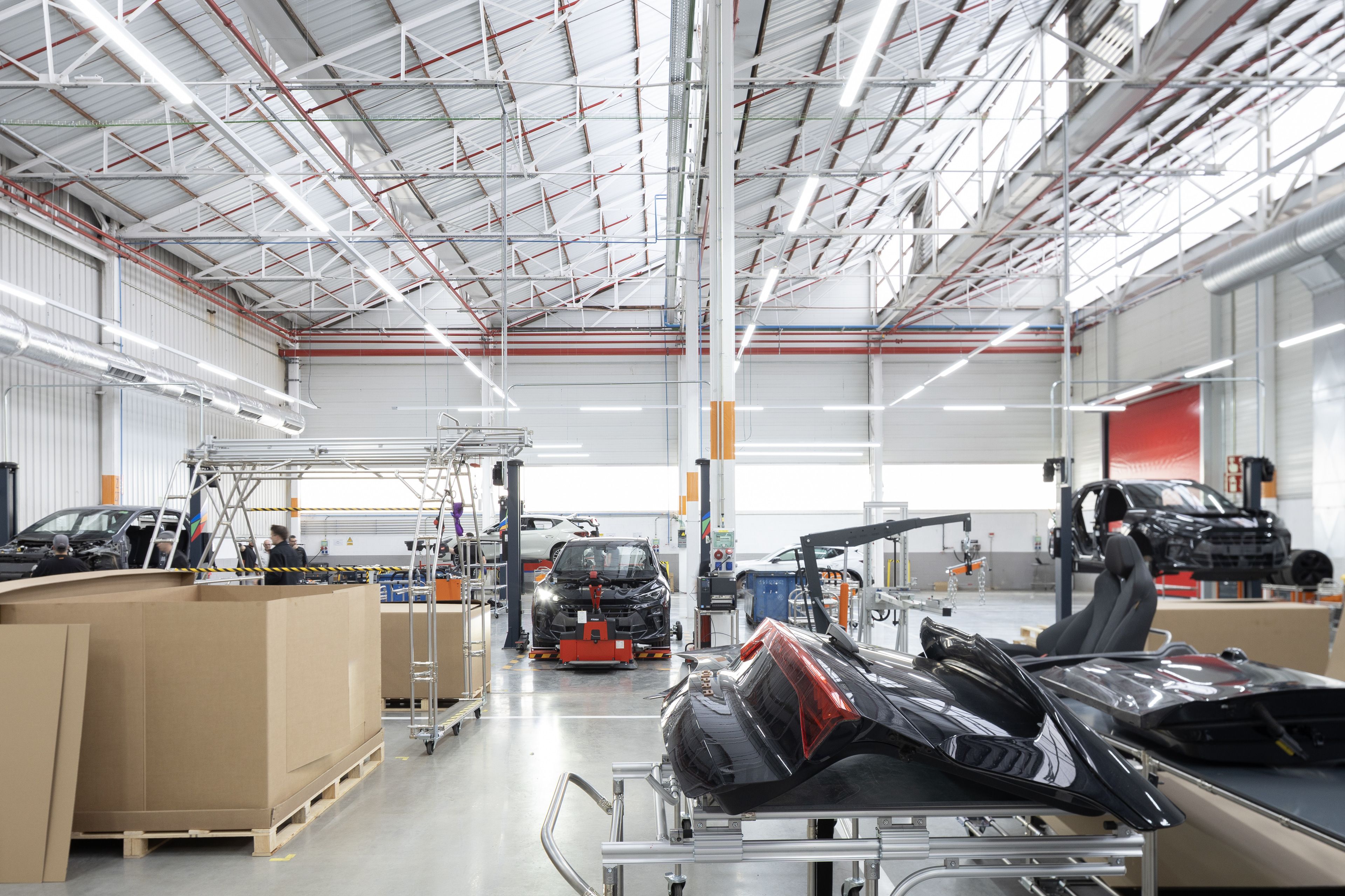 El Circular Economy Hub de Seat&Cupra en sus instalaciones en Zona Franca, en Barcelona | Cedida