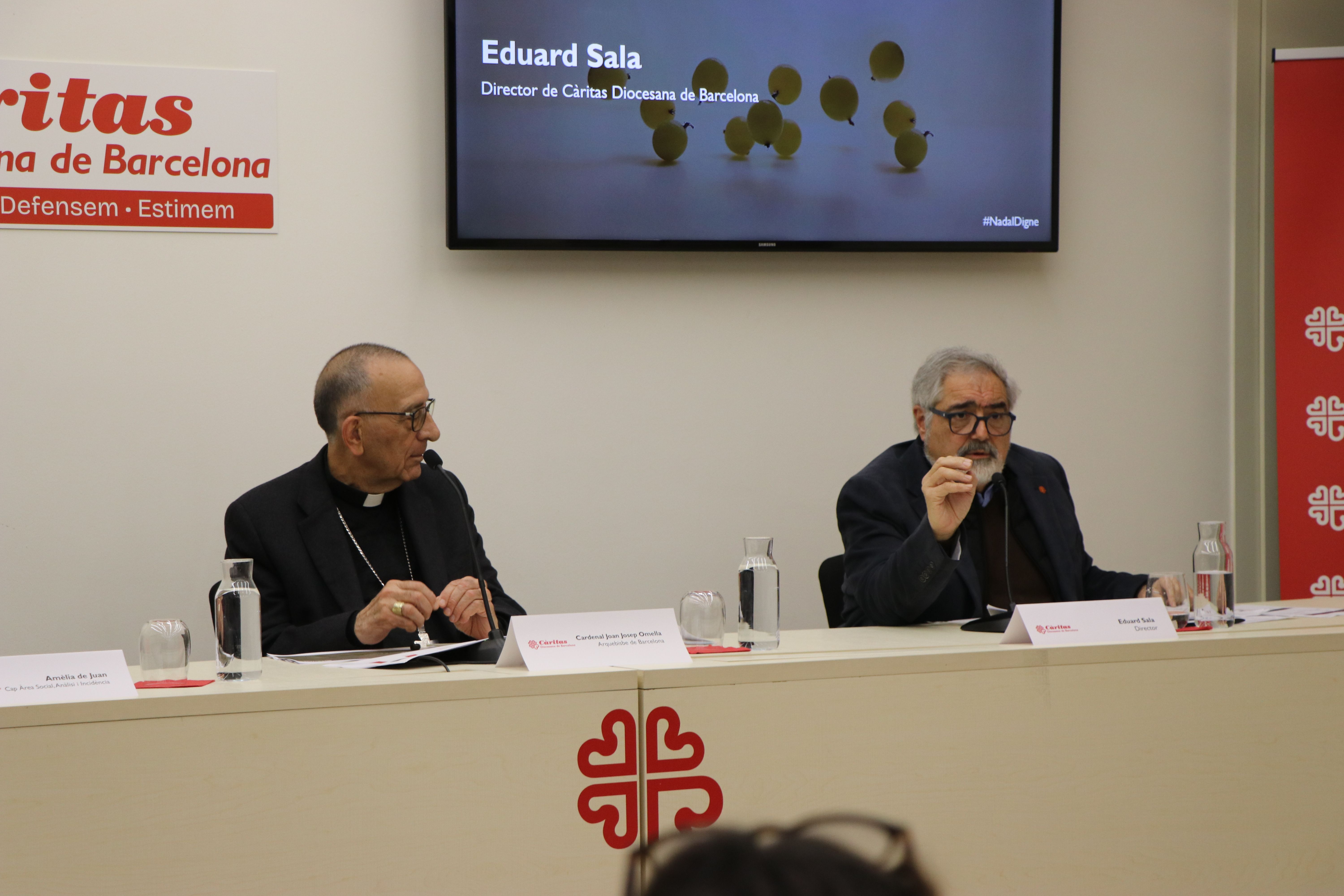 El director de Càritas Diocesana de Barcelona, Eduard Sala | Cedida