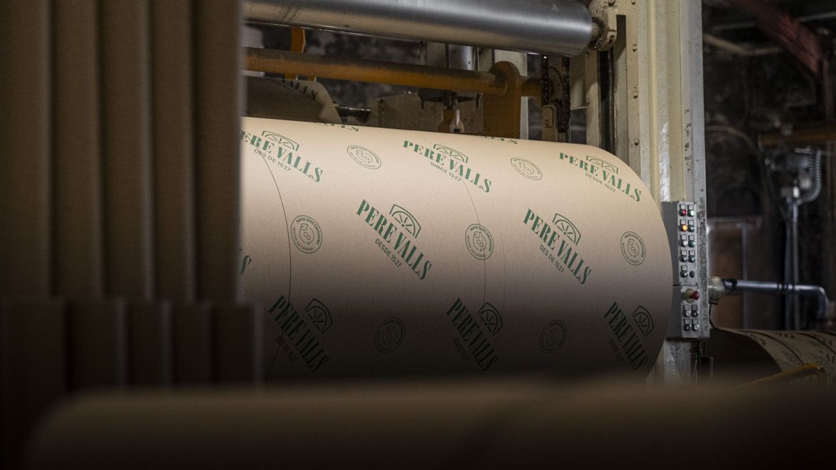 Bobines de paper de Pere Valls, a l'Anoia | Cedida per Pere Valls