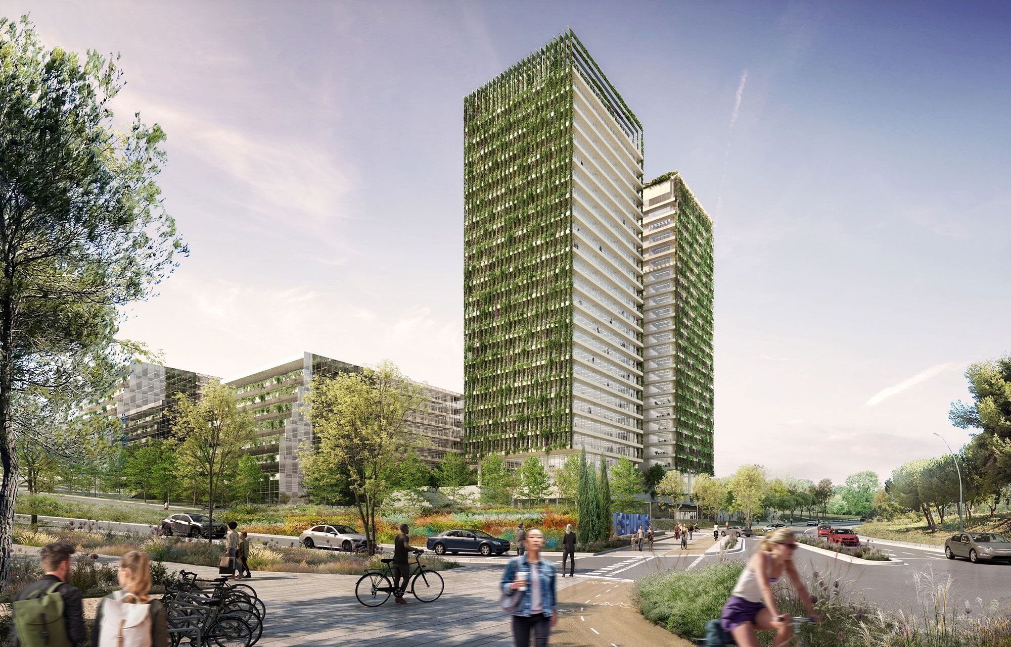 Porta Diagonal, un nou parc empresarial i de serveis a l'entrada de l'Av. Diagonal | SBDA / Batlleiroig