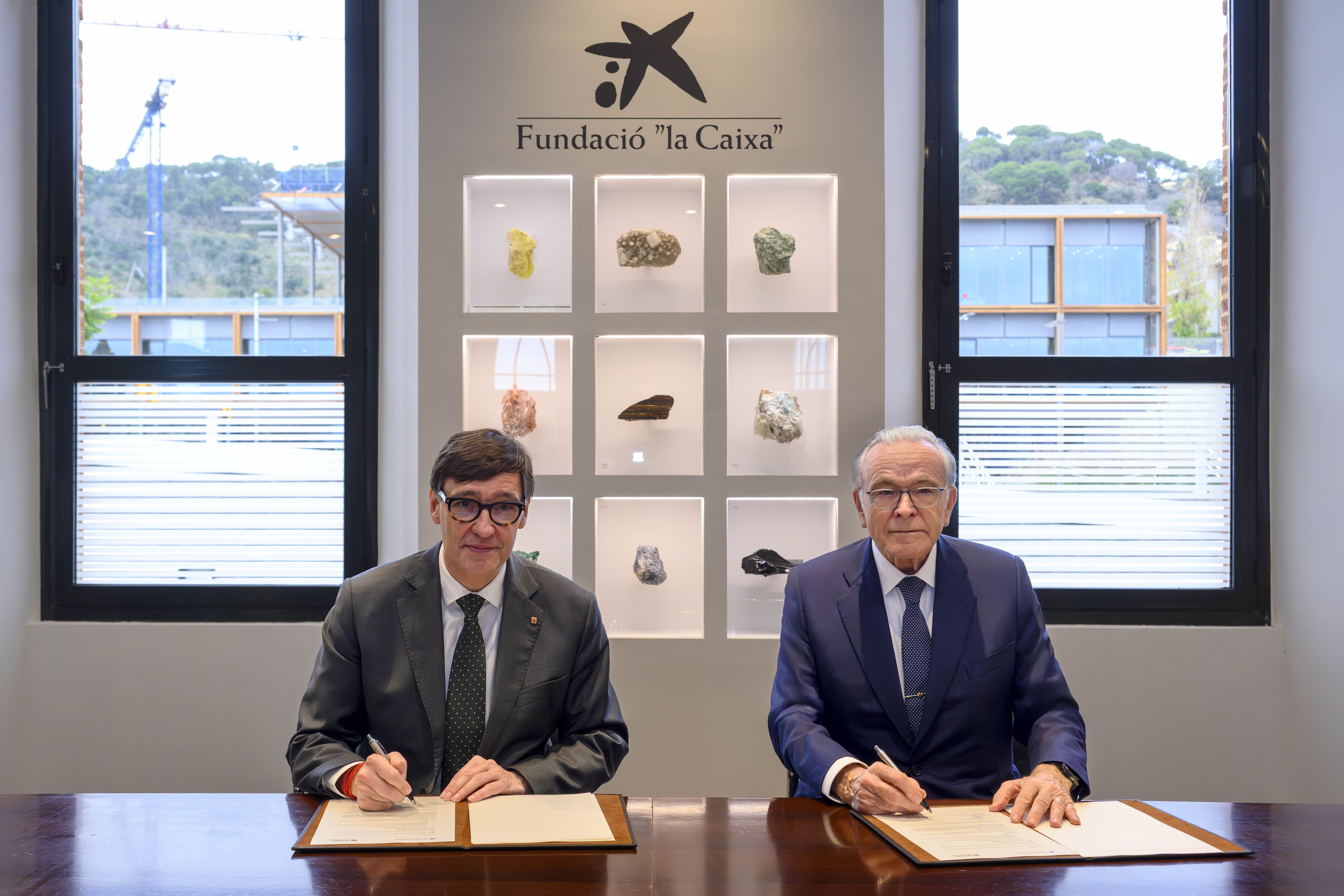 Foto Salvador Illa   Isidre Fainé 221225 