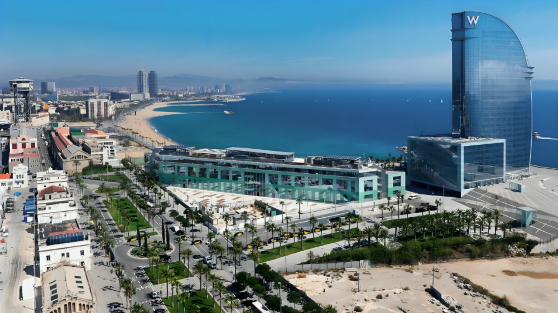 Vista de Barcelona, con el hotel Vela al fondo | Ajuntament de Barcelona