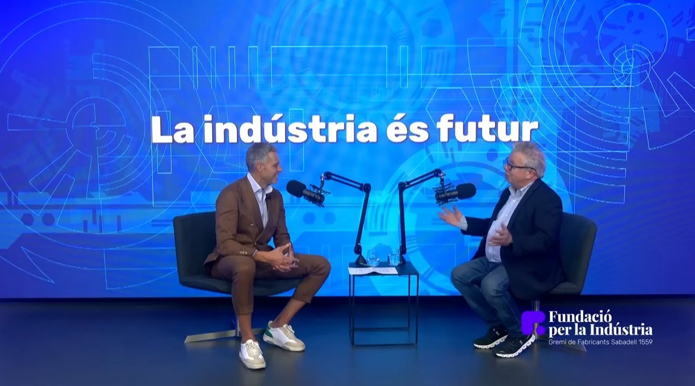 Raimon Sellarès, l'úlim convidat al pòdcast de la Fundació per la Indústria | Captura d'imatge de YouTube