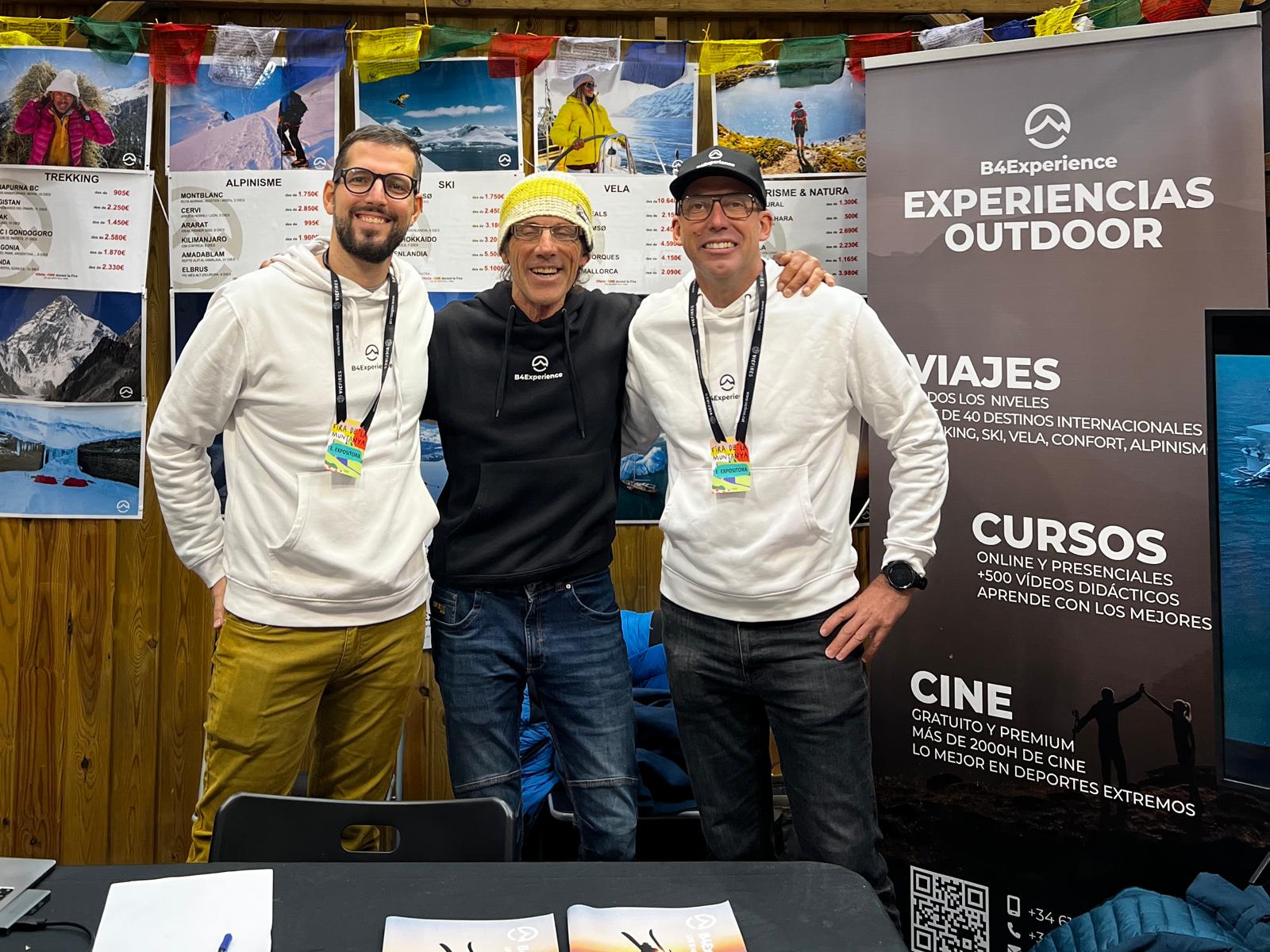 Albert Esgleas, Jordi Tosas i Xavier Esgleas, cofundadores de B4Experience | Cedida