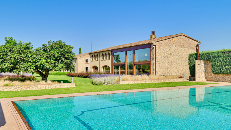 Masia amb piscina a l’interior de la Costa Brava, un entorn privilegiat del mercat residencial de gamma alta | Cedida