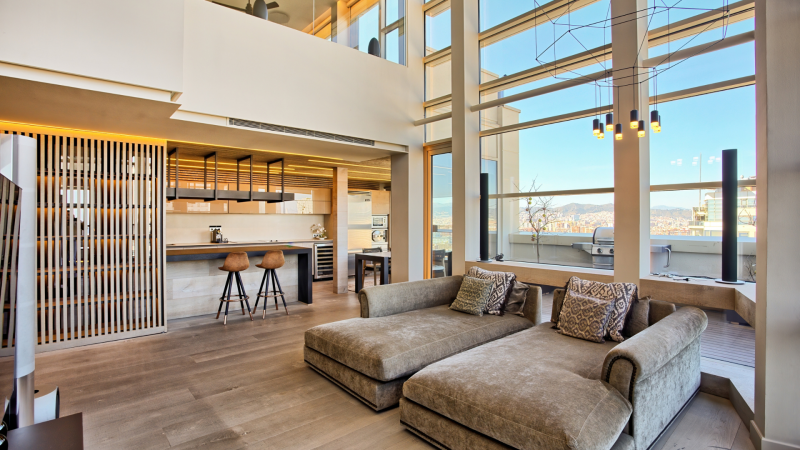 Interior d'un àtic dúplex a la ciutat de Barcelona | Cedida