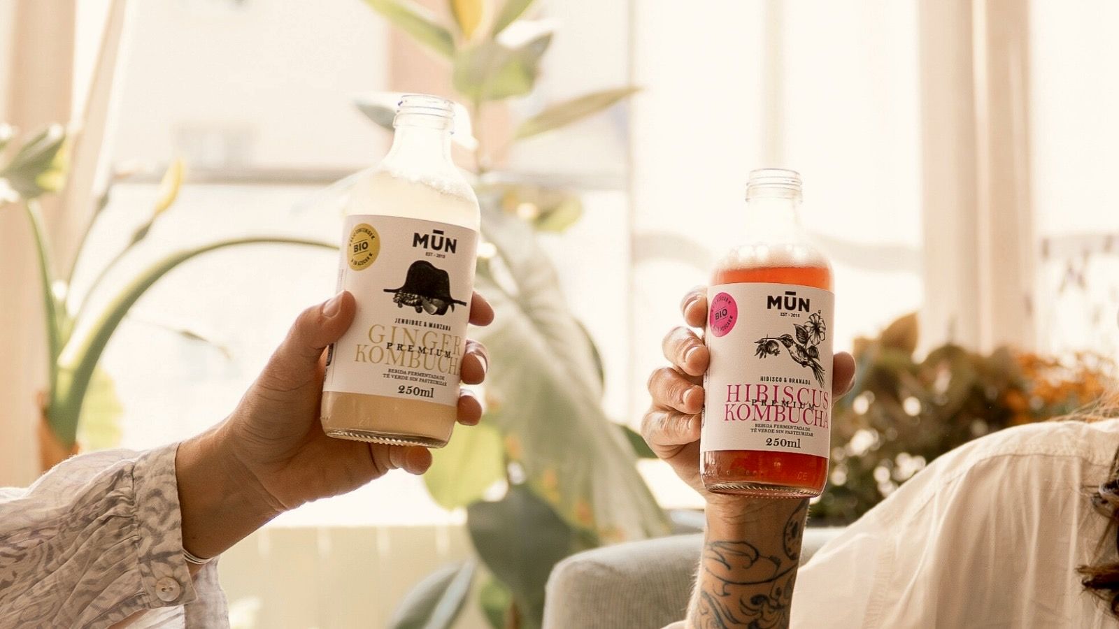 Bebidas de la colección Premium de Mūn Ferments | Cedida