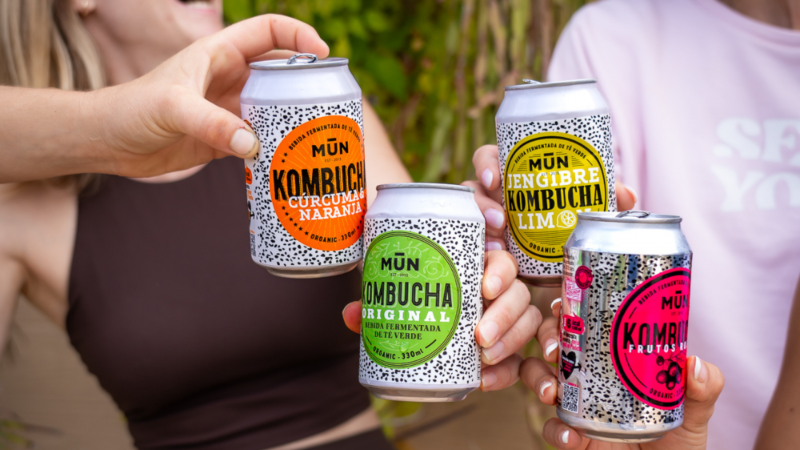 Bebidas en formato lata de la colección Casual de Mūn Ferments | Cedida