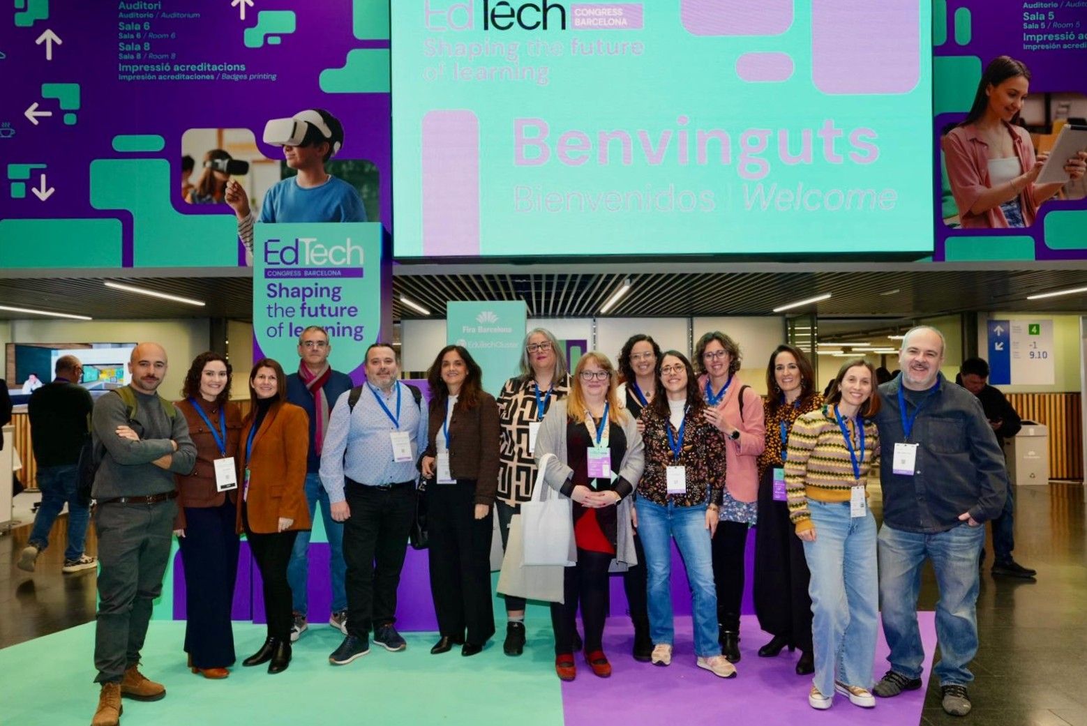 Fotografia dels guardonats als Premis EdTech de l'EdTech Congress 2026 | Cedida