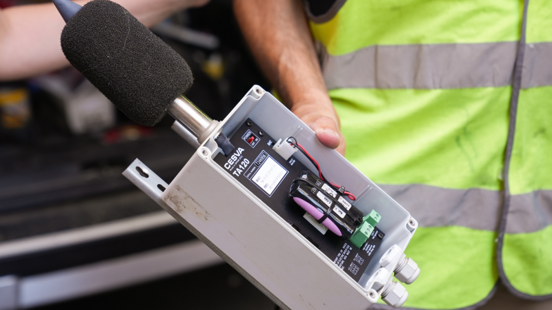 Sensor de monitorización de ruido de Cesva | Ajuntament de Barcelona