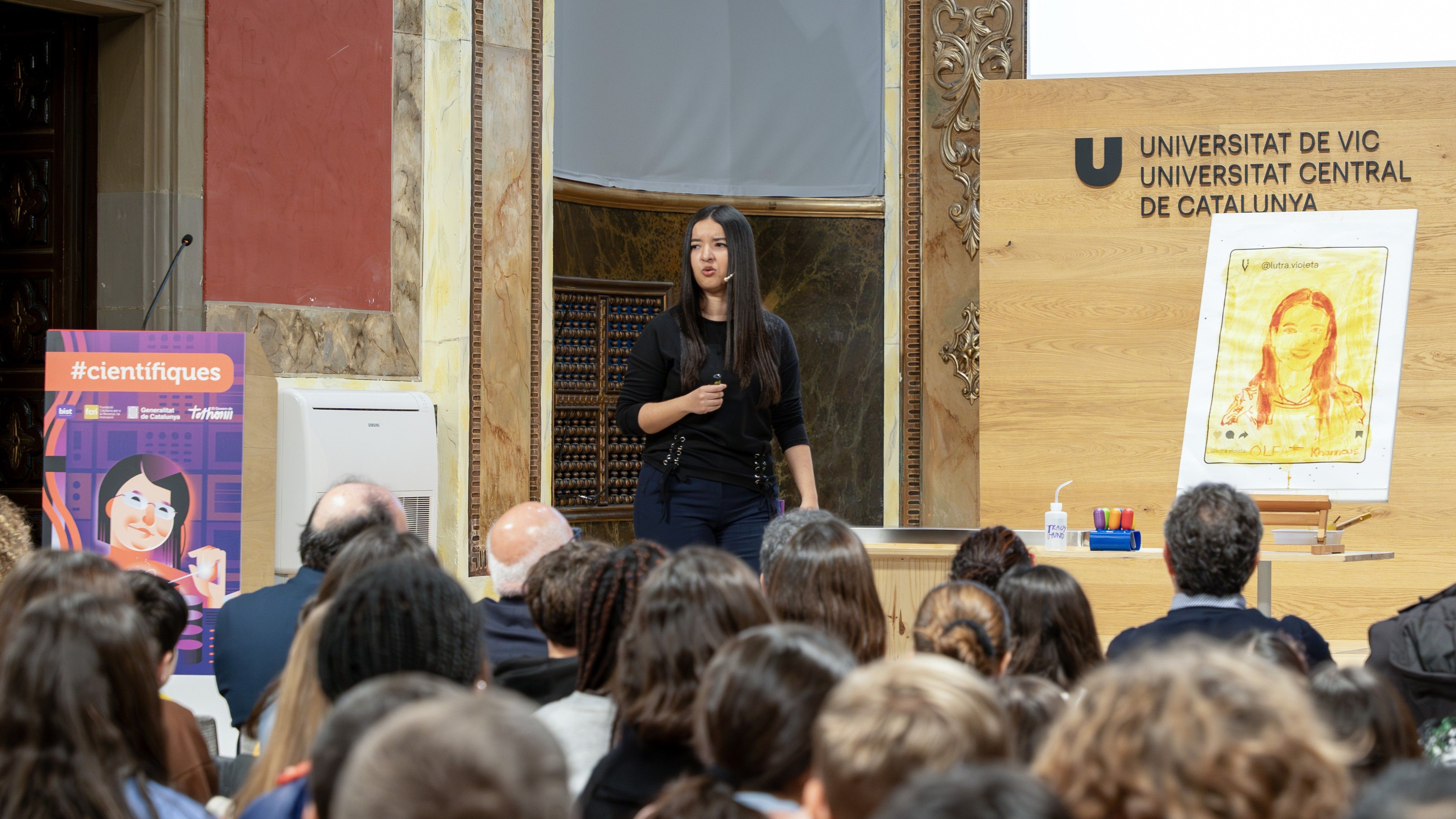 Una de les sessions de l'edició de #científiques de 2025 | Cedida