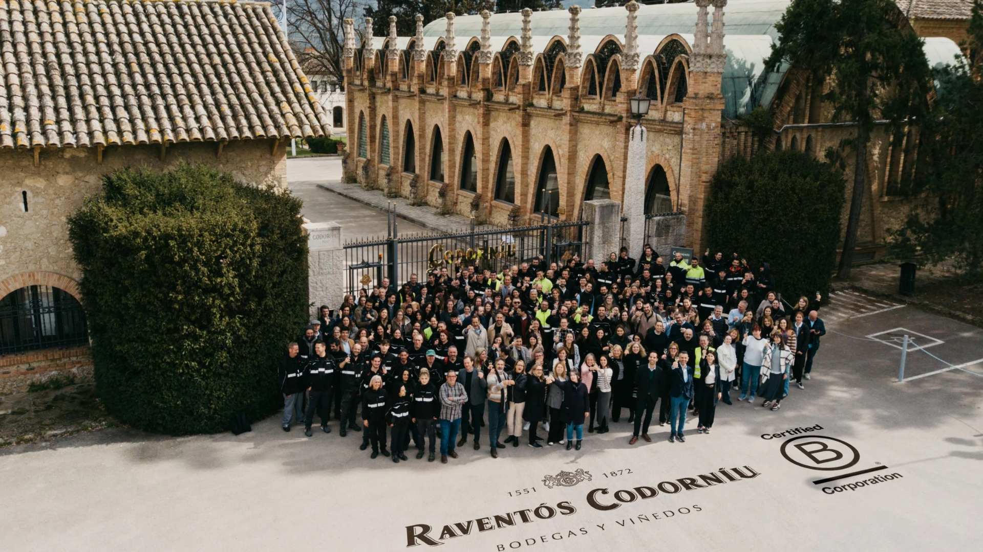 L’equip de Raventós Codorníu, el dia que va obtenir la certificació B Corp | Cedida