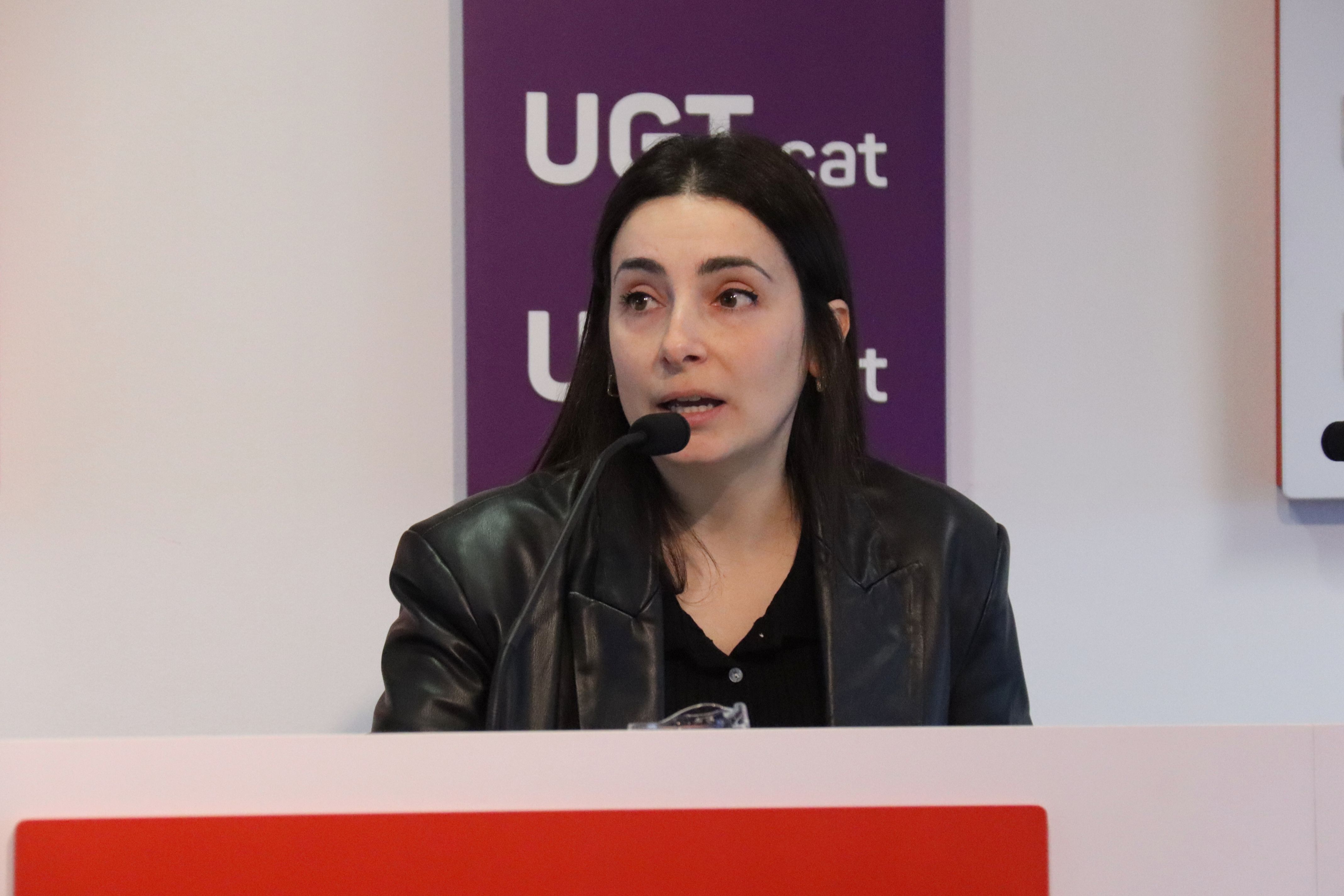 La secretària d'Igualtat i LGTBIQA+ de la UGT de Catalunya, Ivette Barrachina | Aina Martí (ACN)