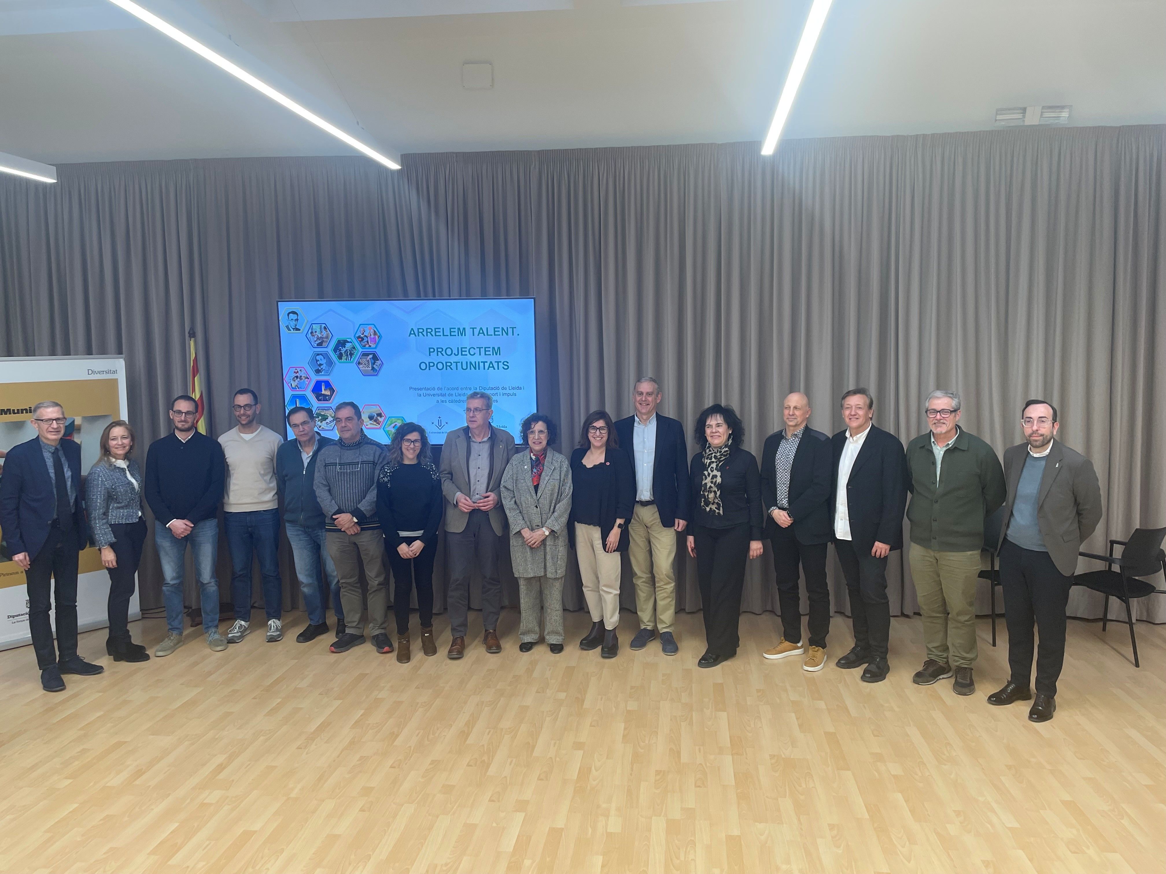 La Diputació de Lleida i la Universitat de Lleida escenifiquen l’impuls i el suport a les càtedres col·laboratives | Cedida