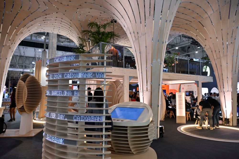 L'estand de la Fundació MWCapital l'any 2025 al MWC | CaixaBank