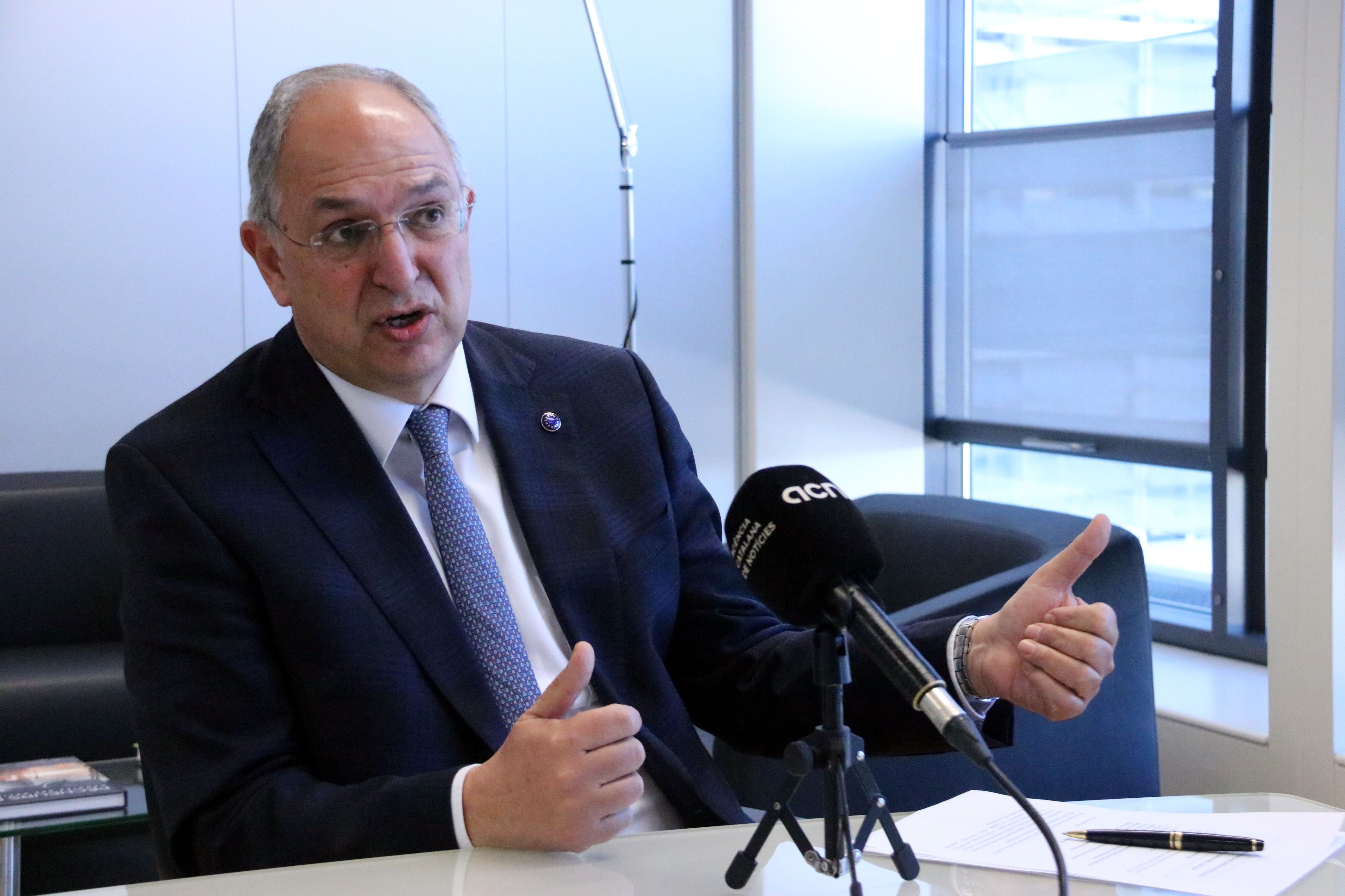 El comisario europeo de Pesca, Costas Kadis | Natàlia Segura (ACN)