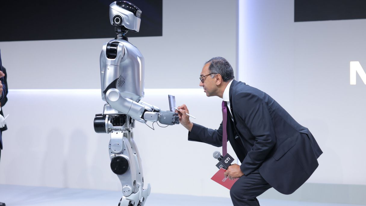 Els robots han estat presents al MWC 2026 des de la presentació | GSMA