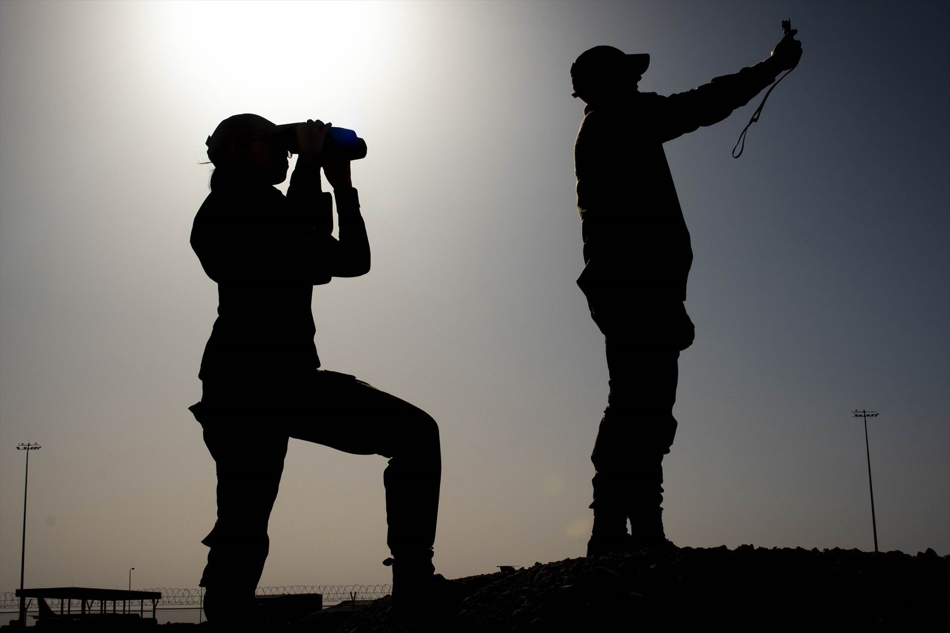 Dos militars estatunidencs a la base d'Al Udeid, a Qatar | Europa Press