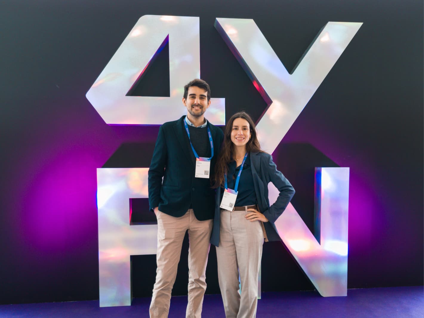 Elisabeth Cabot i Sergi Casanova, cofundadors de Vecify | Cedida