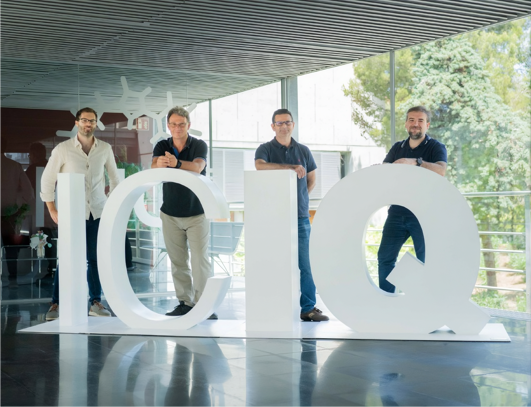 L'equip fundador de Jolt Solutions, a l'ICIQ | Cedida